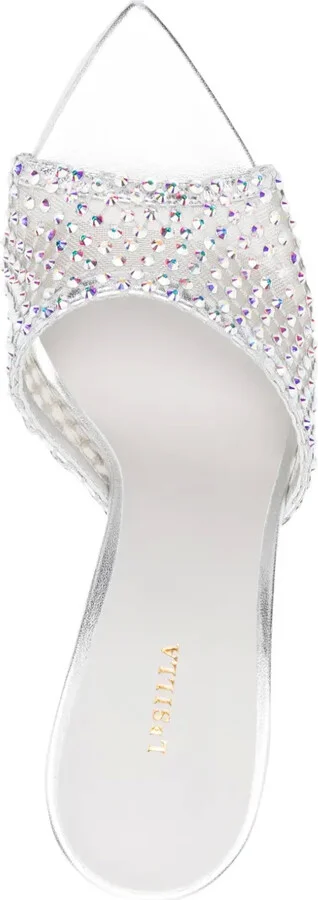 Gilda 110mm crystal-embellished sandals - Image 4