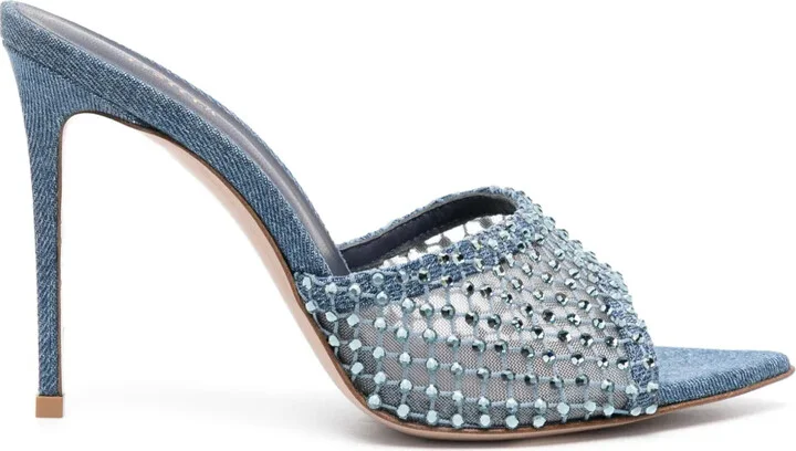 Gilda 110mm crystal-embellished sandals