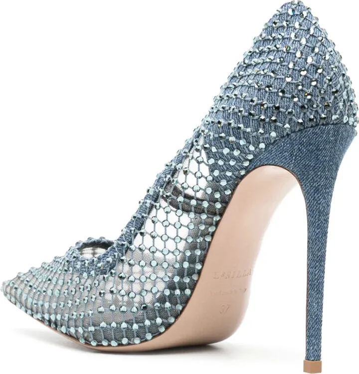 Gilda 115mm crystal-embellished pumps - Image 3