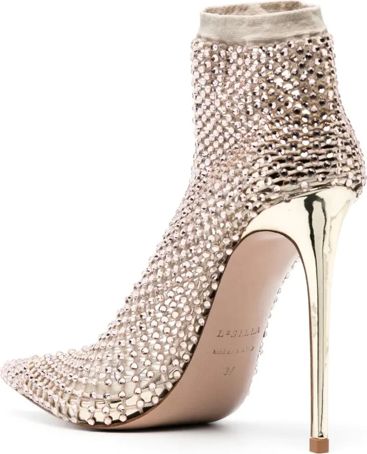 Gilda 120mm crystal-embellished boots - Image 3