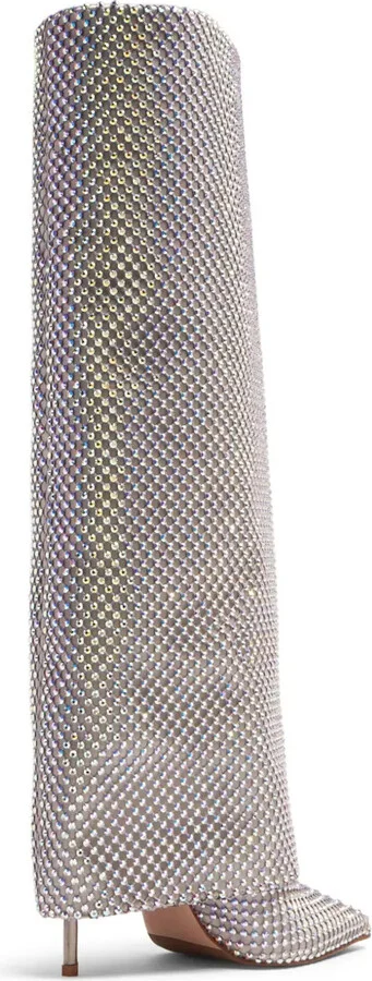 Gilda 120mm crystal-embellished knee-high boots - Image 3