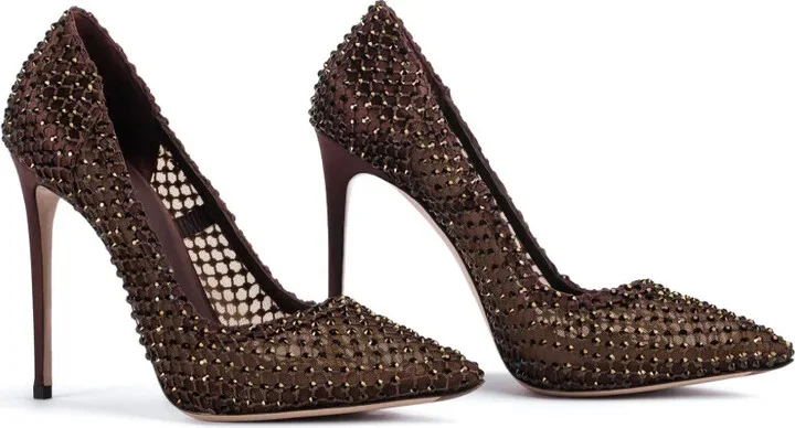 Gilda 120mm rhinestone-embellished pumps - Image 2