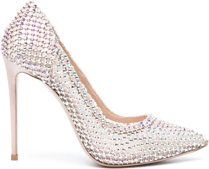 Gilda 120mm rhinestone-embellished pumps