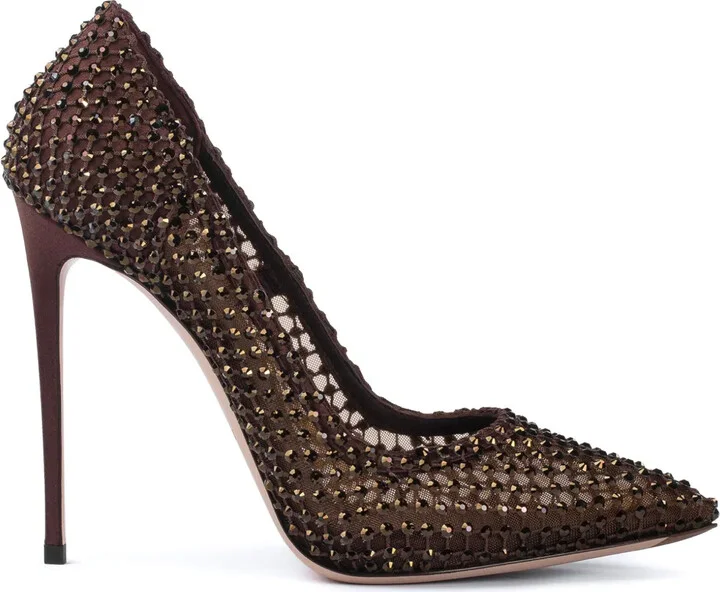 Gilda 120mm rhinestone-embellished pumps