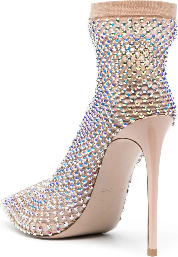 Gilda 125mm crystal-embellished pumps - Image 3