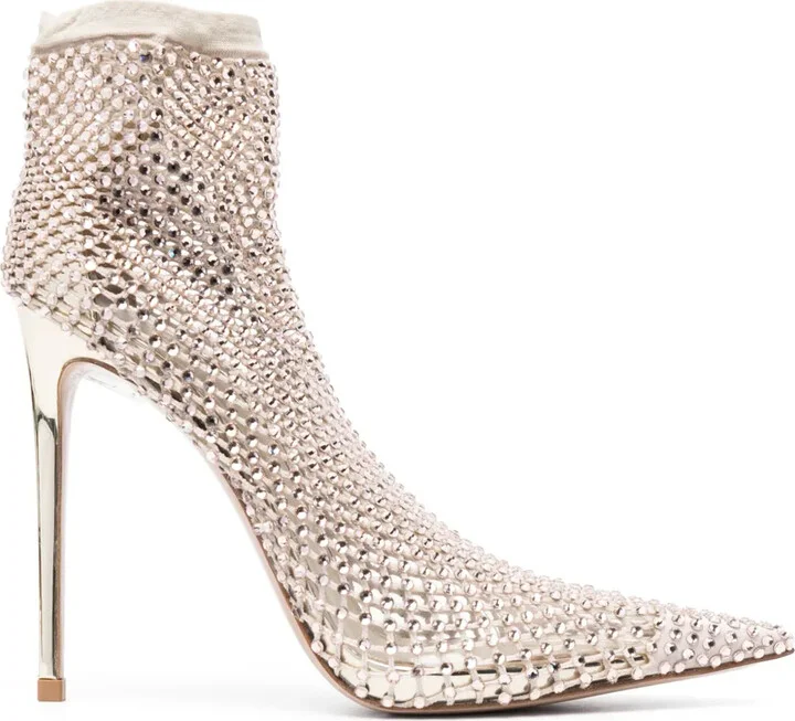 Gilda 125mm crystal-embellished pumps
