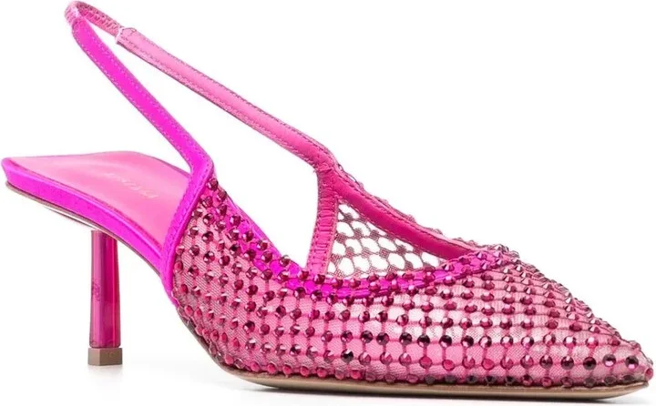 Gilda 50mm crystal-embellished pumps - Image 2