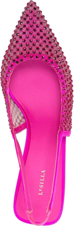 Gilda 50mm crystal-embellished pumps - Image 4