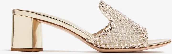 Gilda 55 Crystal-Embellished Sandals