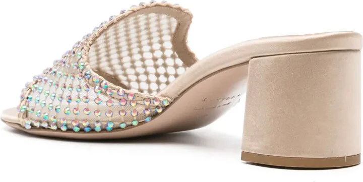 Gilda 60mm crystal-embellished mules - Image 3