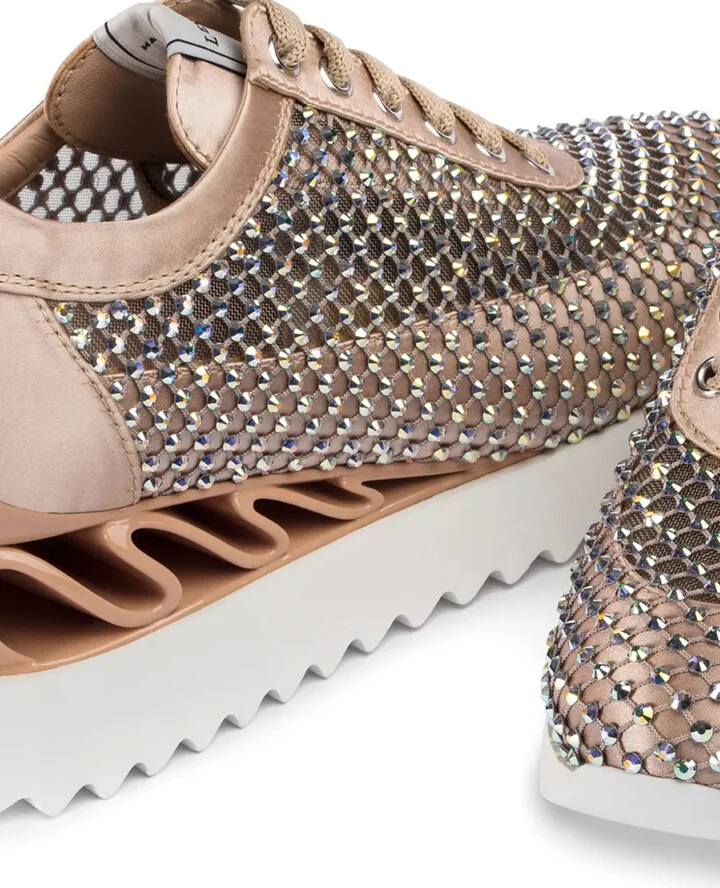 Gilda 60mm crystal-embellished sneakers - Image 4