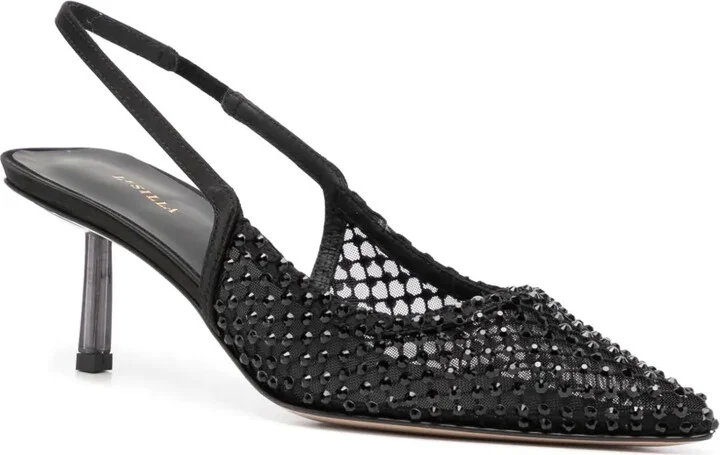 Gilda 60mm embellished slingback pumps - Image 2