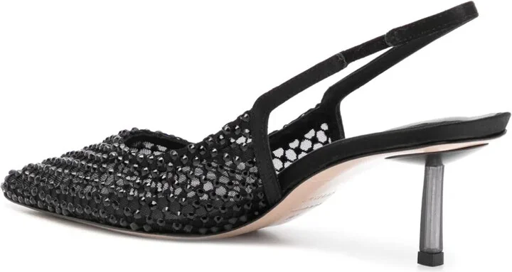 Gilda 60mm embellished slingback pumps - Image 3