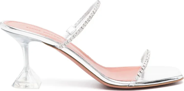 Gilda 70mm mirrored sandals