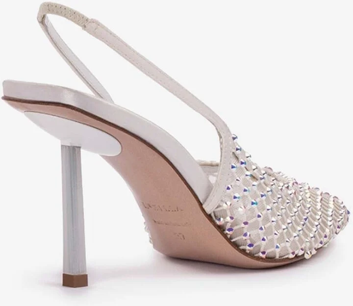 Gilda 80 Crystal-Embellished Slingback Pumps - Image 2