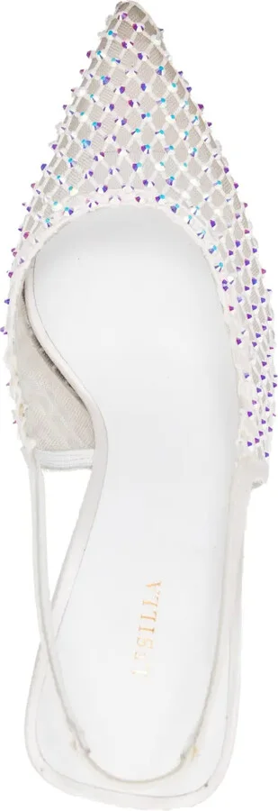 Gilda 80mm crystal-embellished pumps - Image 4