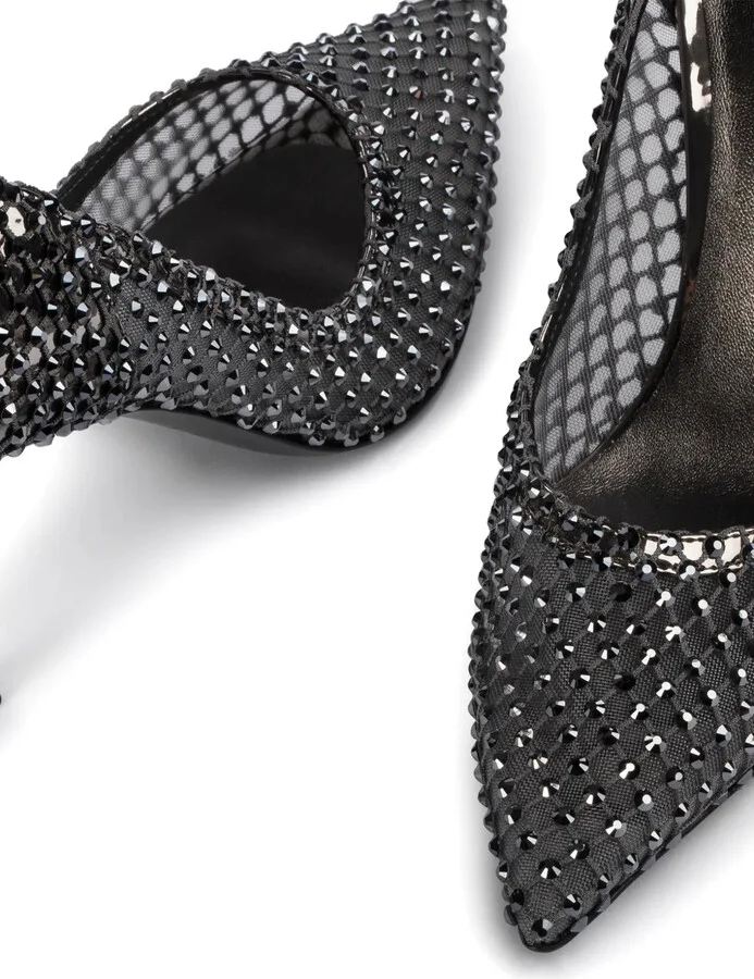 Gilda 80mm crystal-embellished pumps - Image 4