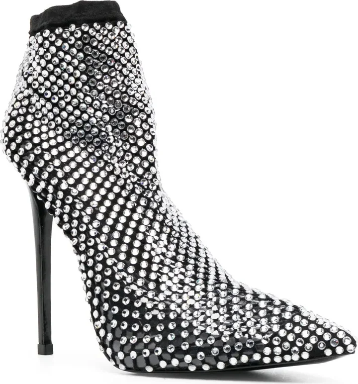 Gilda 85mm crystal-embellished boots - Image 2