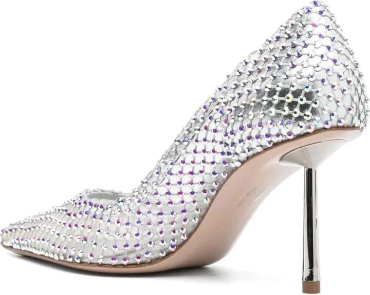 Gilda 90mm crystal-embellished pumps - Image 3