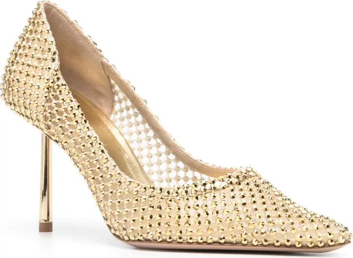 Gilda 90mm crystal-embellished pumps - Image 2