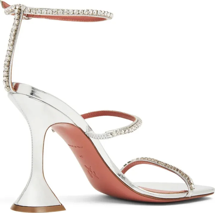 Gilda 95mm crystal-embellished sandals - Image 3