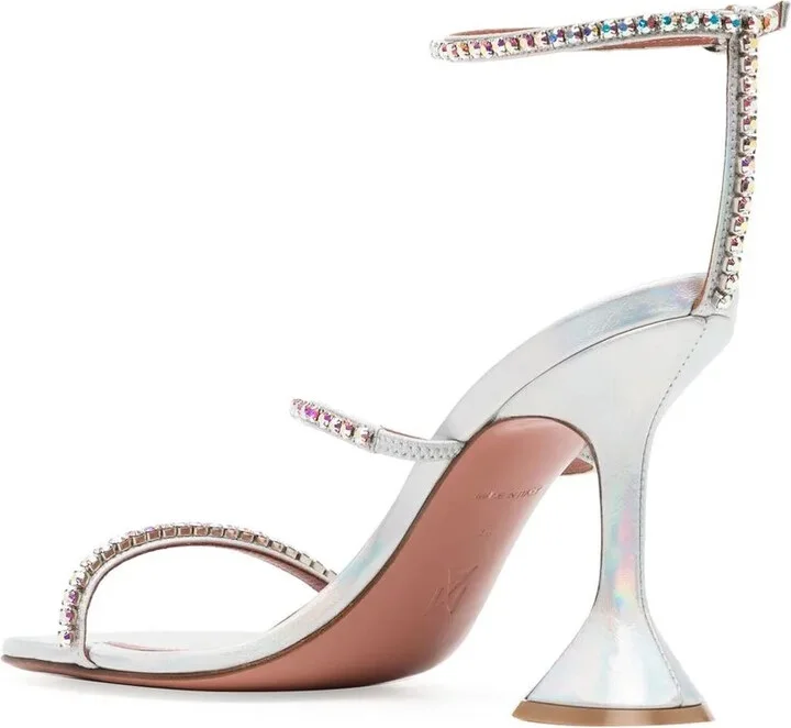 Gilda 95mm crystal-embellished sandals - Image 3