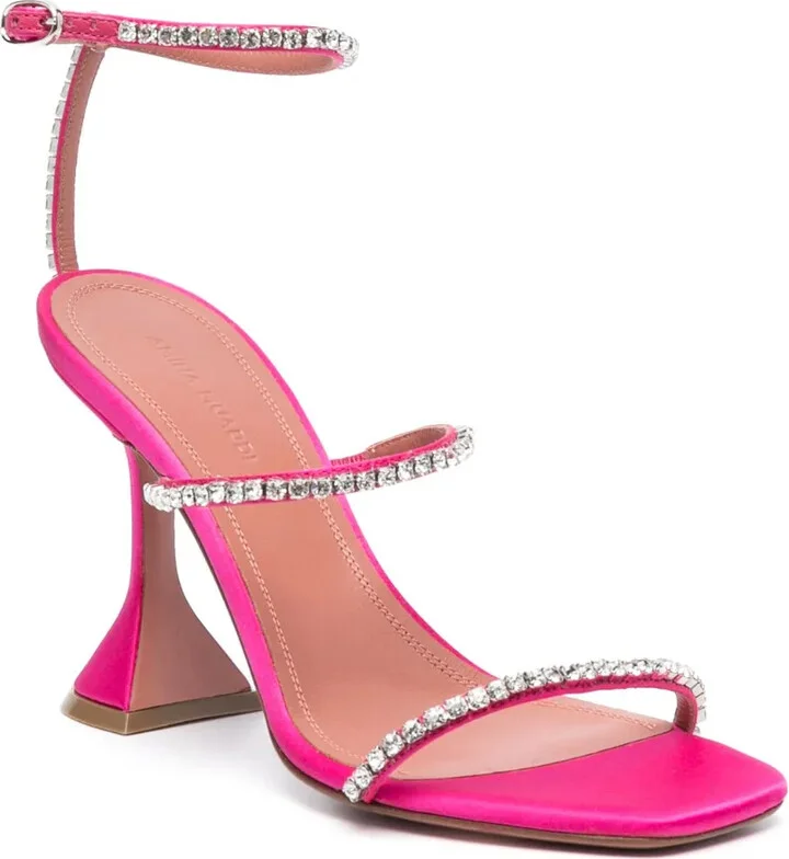 Gilda 95mm crystal-embellished sandals - Image 2