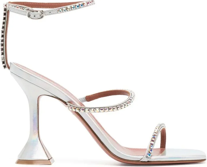 Gilda 95mm crystal-embellished sandals
