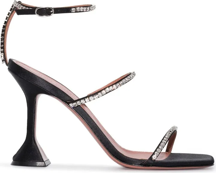 Gilda 95mm rhinestone-embellished sandals