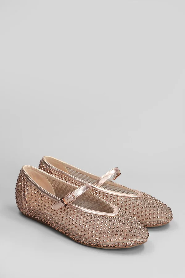 Gilda Ballet Flats In Copper Leather - Image 2