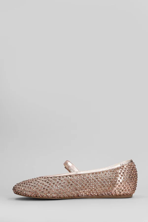 Gilda Ballet Flats In Copper Leather - Image 3