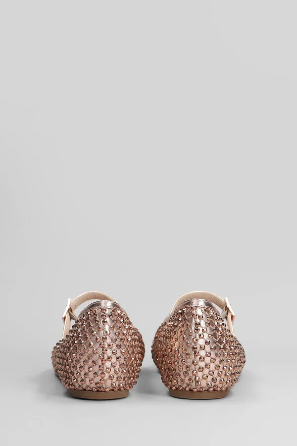 Gilda Ballet Flats In Copper Leather - Image 4