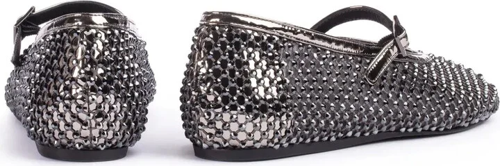 Gilda crystal-embellished ballerina shoes - Image 3