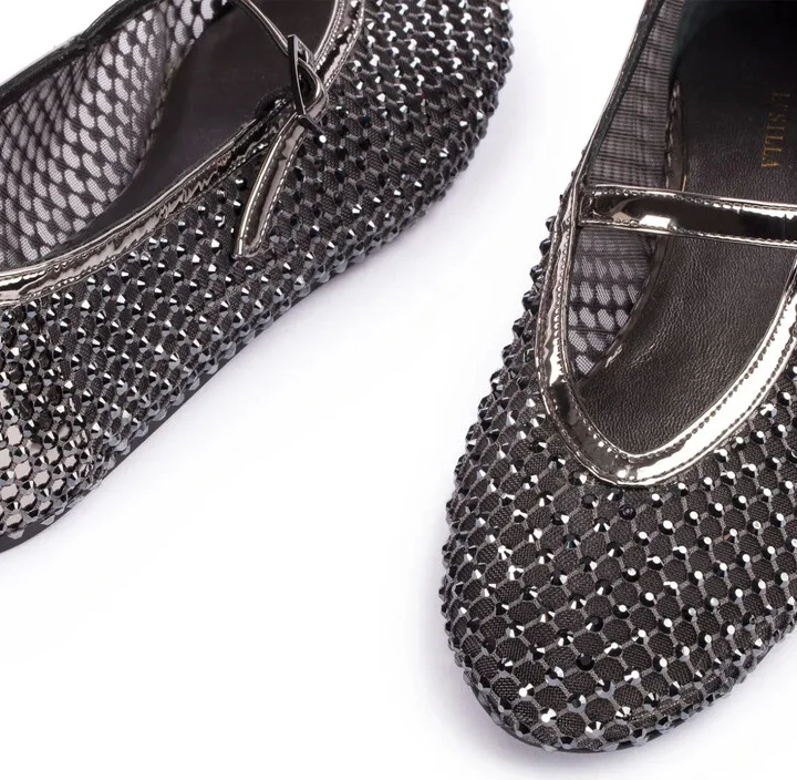 Gilda crystal-embellished ballerina shoes - Image 4