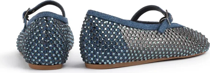 Gilda crystal-embellished ballerina shoes - Image 3