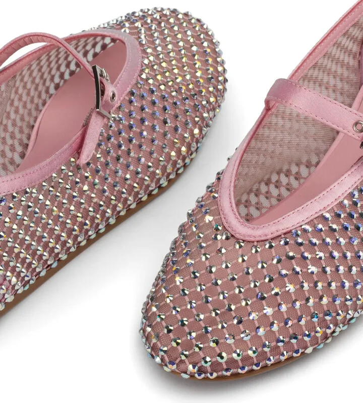 Gilda crystal-embellished ballerina shoes - Image 4