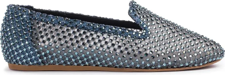 Gilda crystal-embellished ballerina shoes