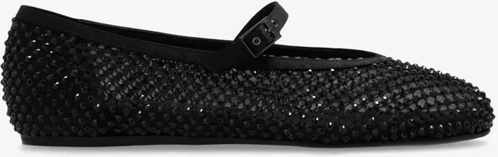 Gilda Crystal-Embellished Ballet Flats