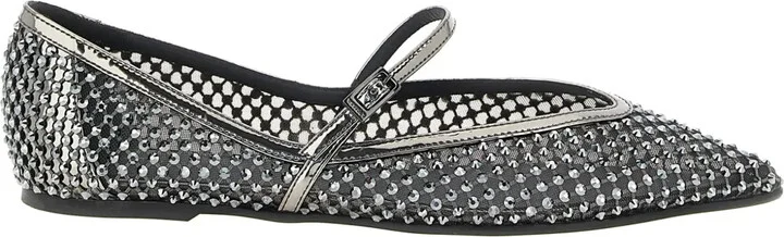 Gilda crystal-embellished ballet flats