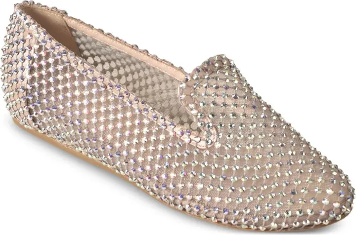 Gilda crystal-embellished mesh ballet flats - Image 2