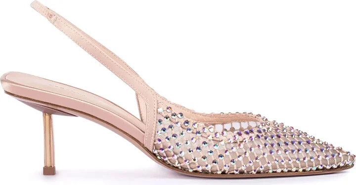 Gilda crystal-embellished pumps