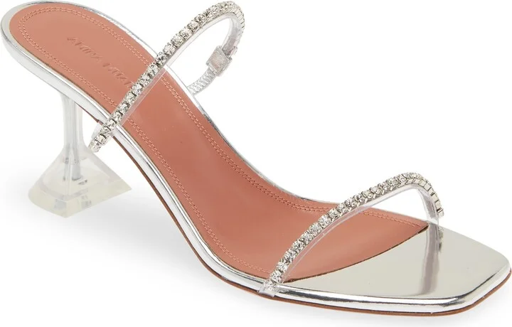 Gilda Crystal Strap Slide Sandal