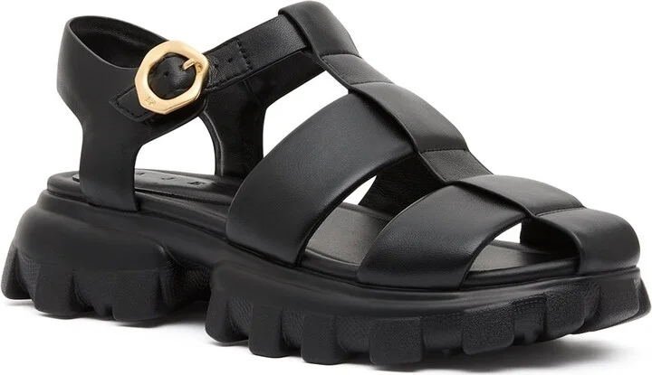 Gilda Fisherman Sandal In Colour Black Size 35