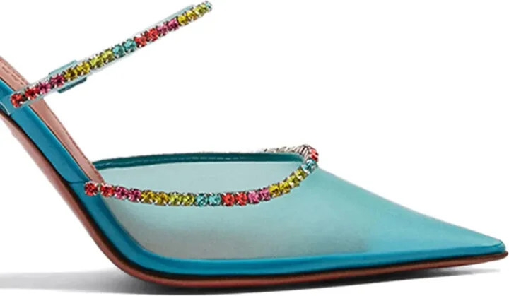 Gilda Glass 95mm mules - Image 2