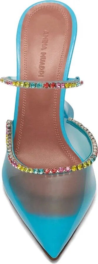 Gilda Glass 95mm mules - Image 4
