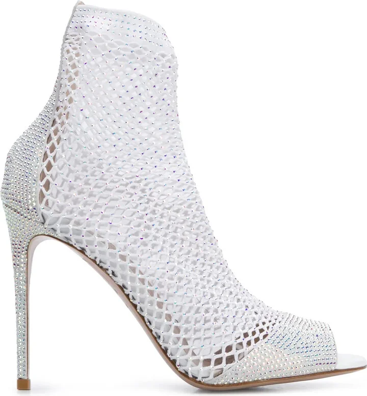 Gilda mesh-sock sandals