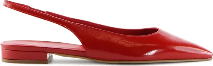 Gilda pointed-toe slingback ballerinas