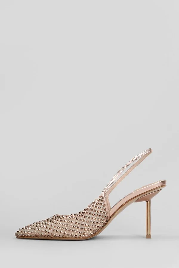 Gilda Pumps In Copper Leather - Image 3