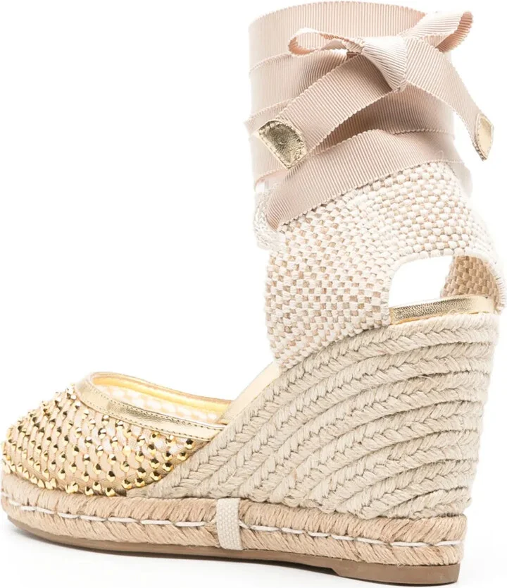 Gilda raffia-design espadrilles - Image 3