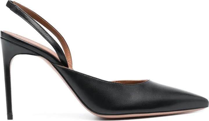 Gillian 100mm sling-back pumps